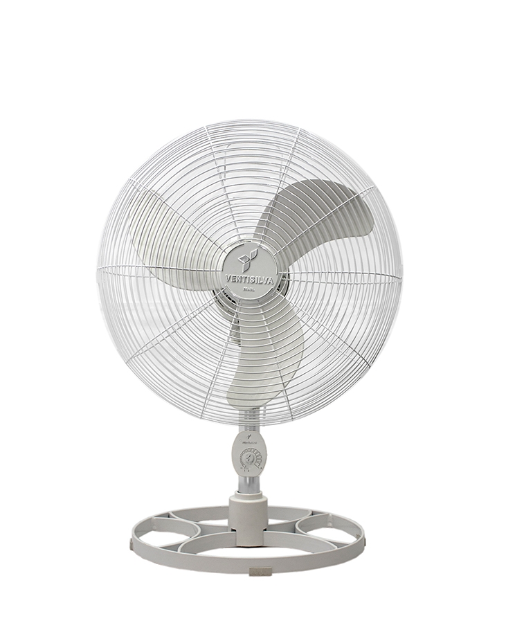 Ventilador de Coluna e Mesa 50cm VENTI50CB Branco com Grade em Pintura Epóxi Branca